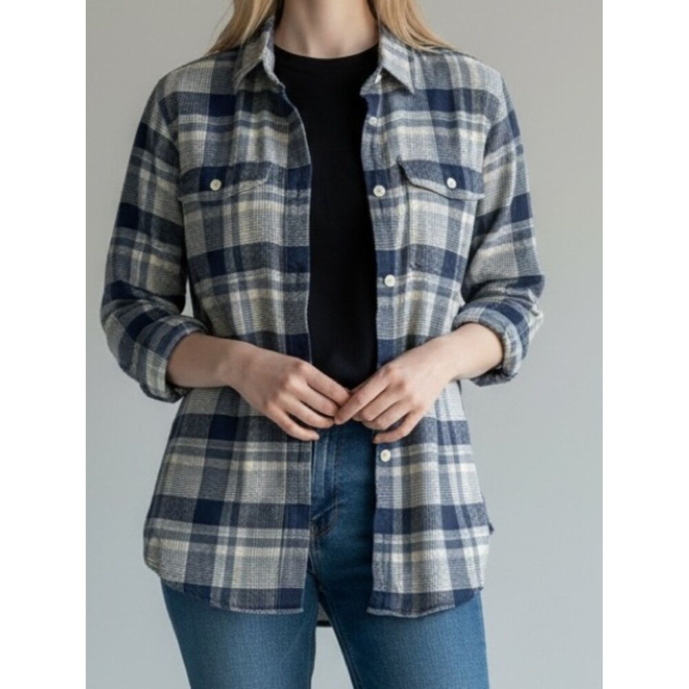 Women's J. Crew Slim Flannel Button Down
